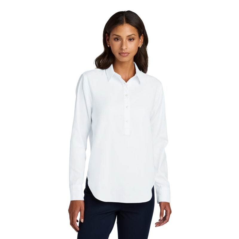 Mercer+Mettle Women's Long Sleeve Modern Oxford Shirt 2