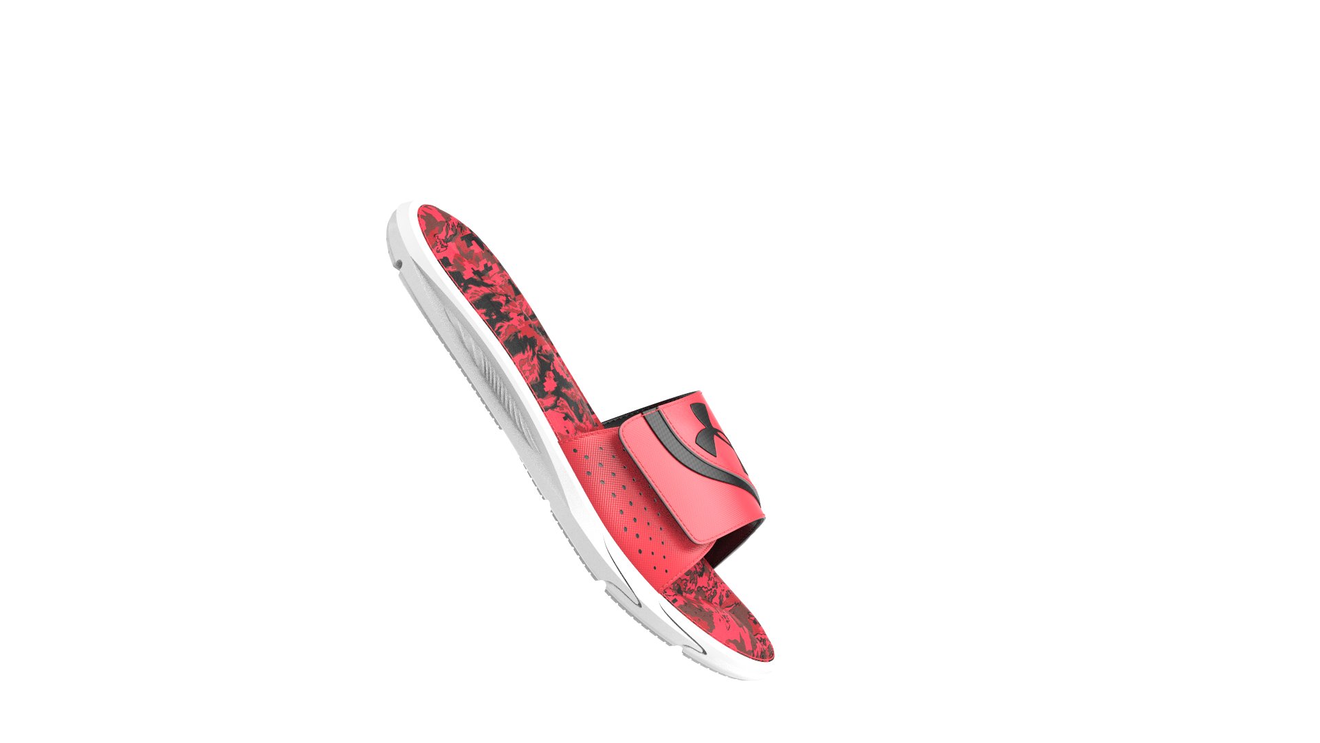 UA Ignite VI Graphic Footbed Boys' Slides 6