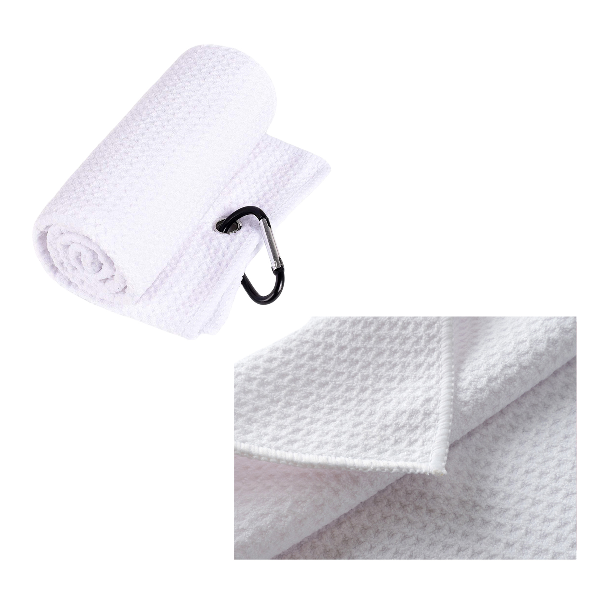 Golf Towel 16" x 20" Featuring Grommet and Hook 1