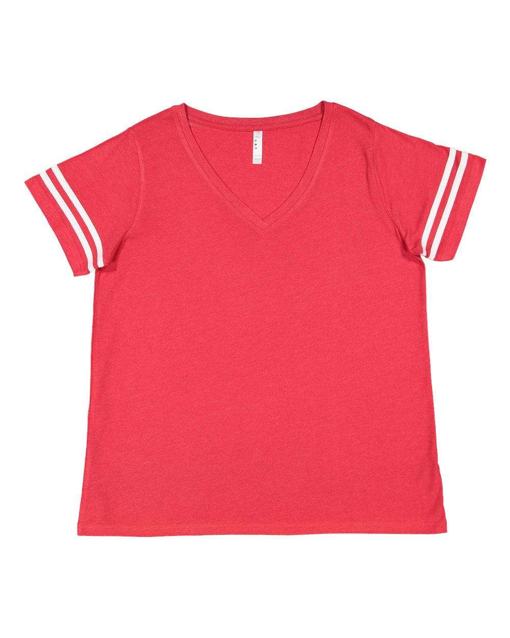 Women's Curvy Collection Vintage Football Tee - 3837 11