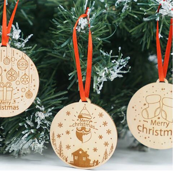 Wooden Christmas Tree Ornament 5
