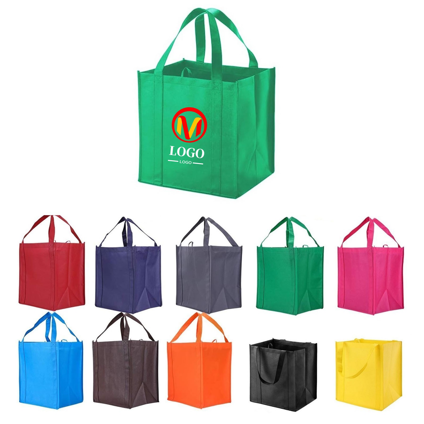Custom Reusable Non-Woven Shopping Tote Bag