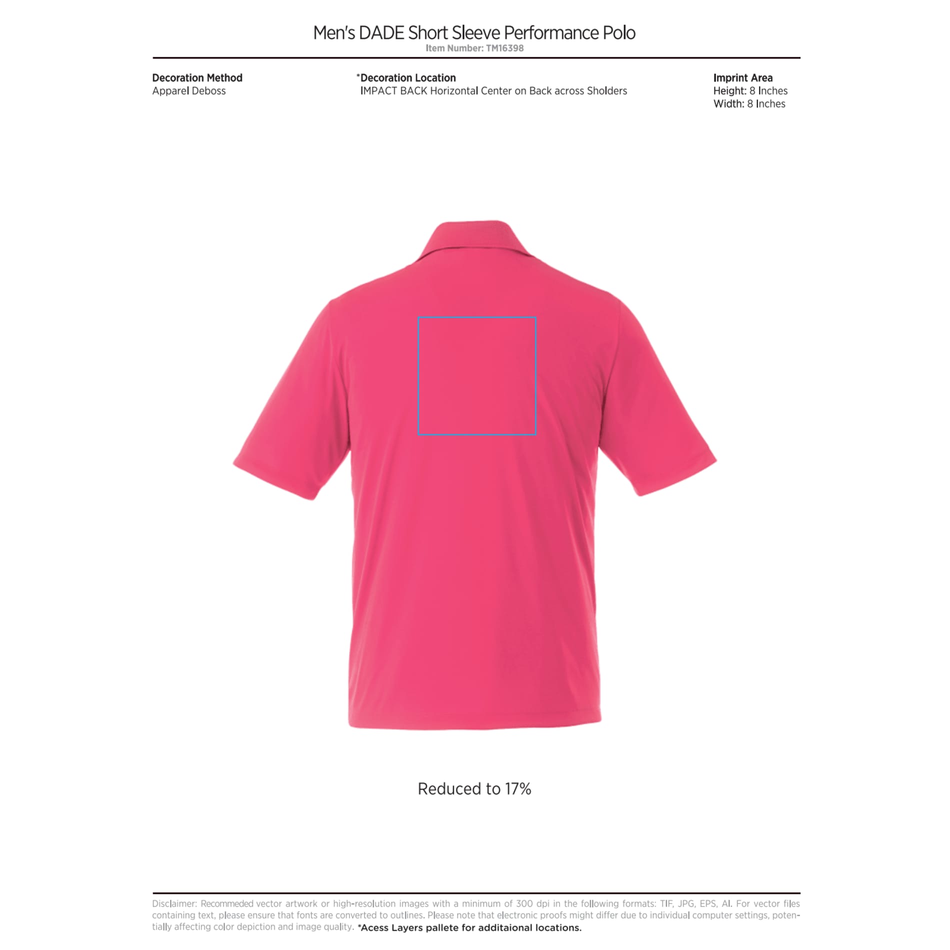 Men's DADE Short Sleeve Polo 254