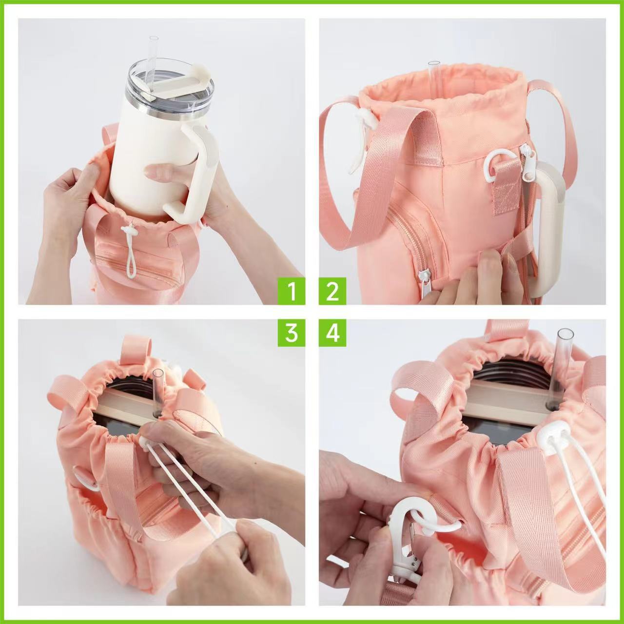 Water Bottle Holder with Strap 4