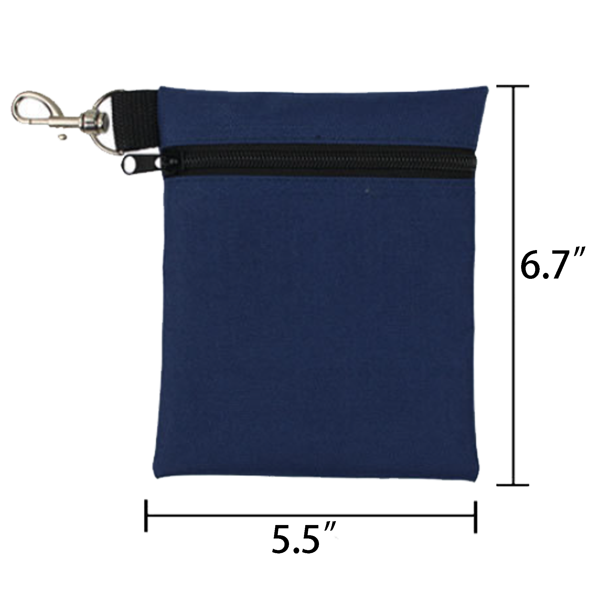 Durable Oxford Golf Ball Pouch with Swivel Clip 1
