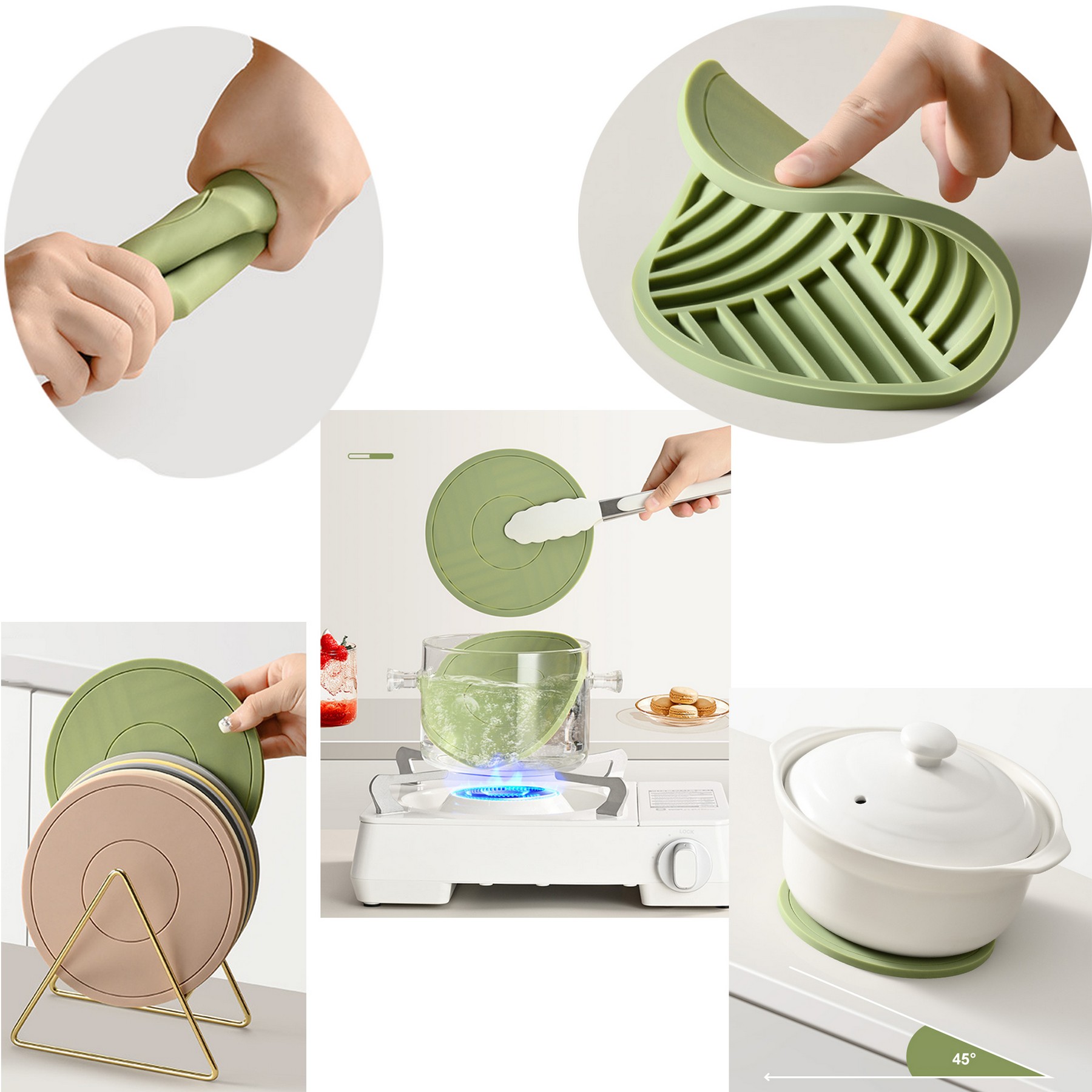 Silicone Heat Resistant Insulated Coaster 4