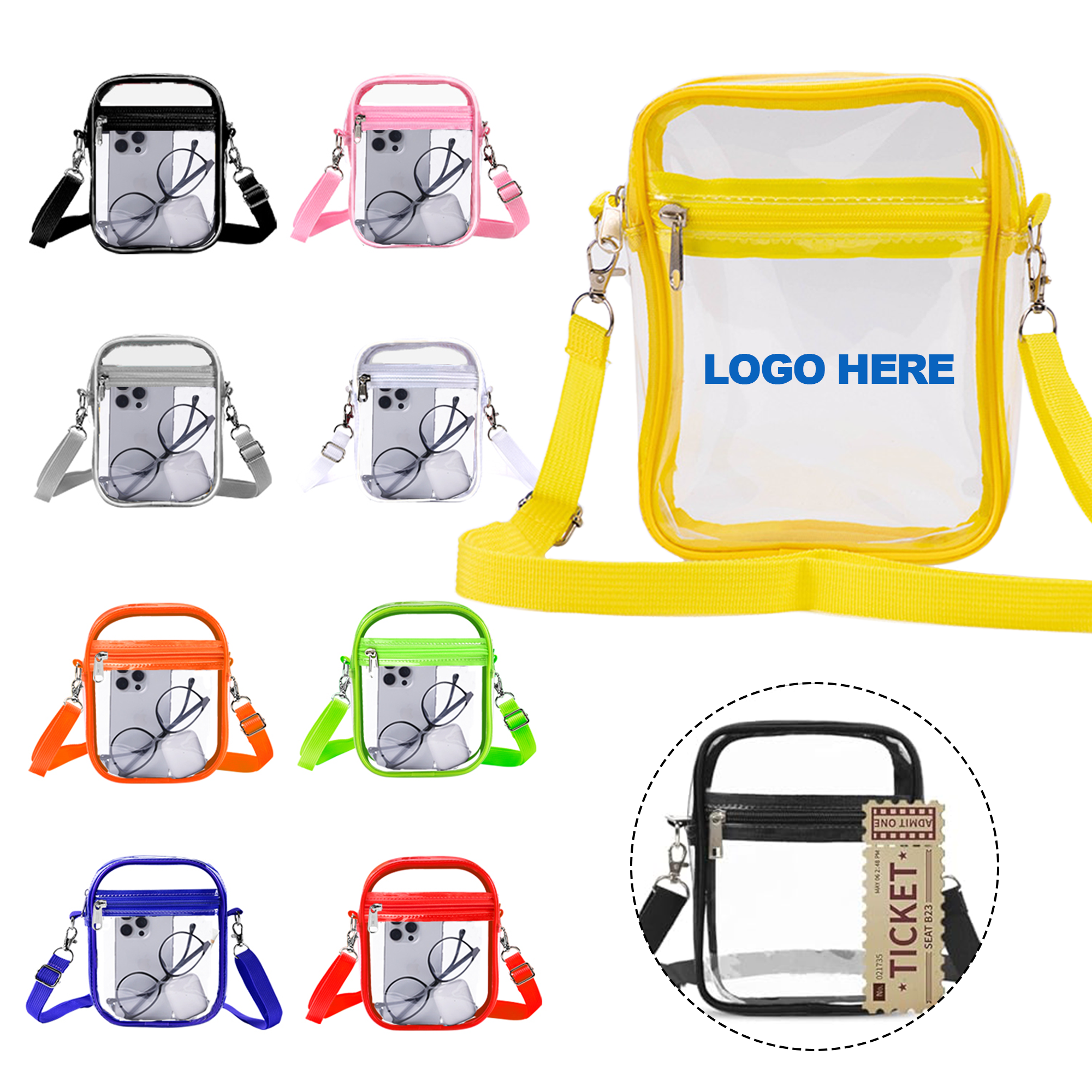 Clear Transparent PVC Stadium Bag 3