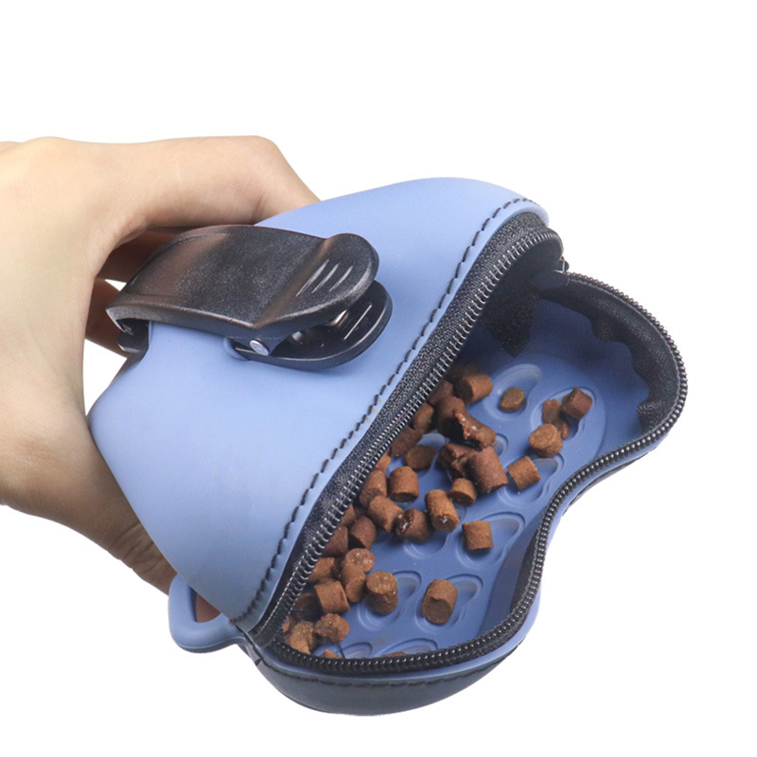 Silicone Pet Feeding Waist Bag 2
