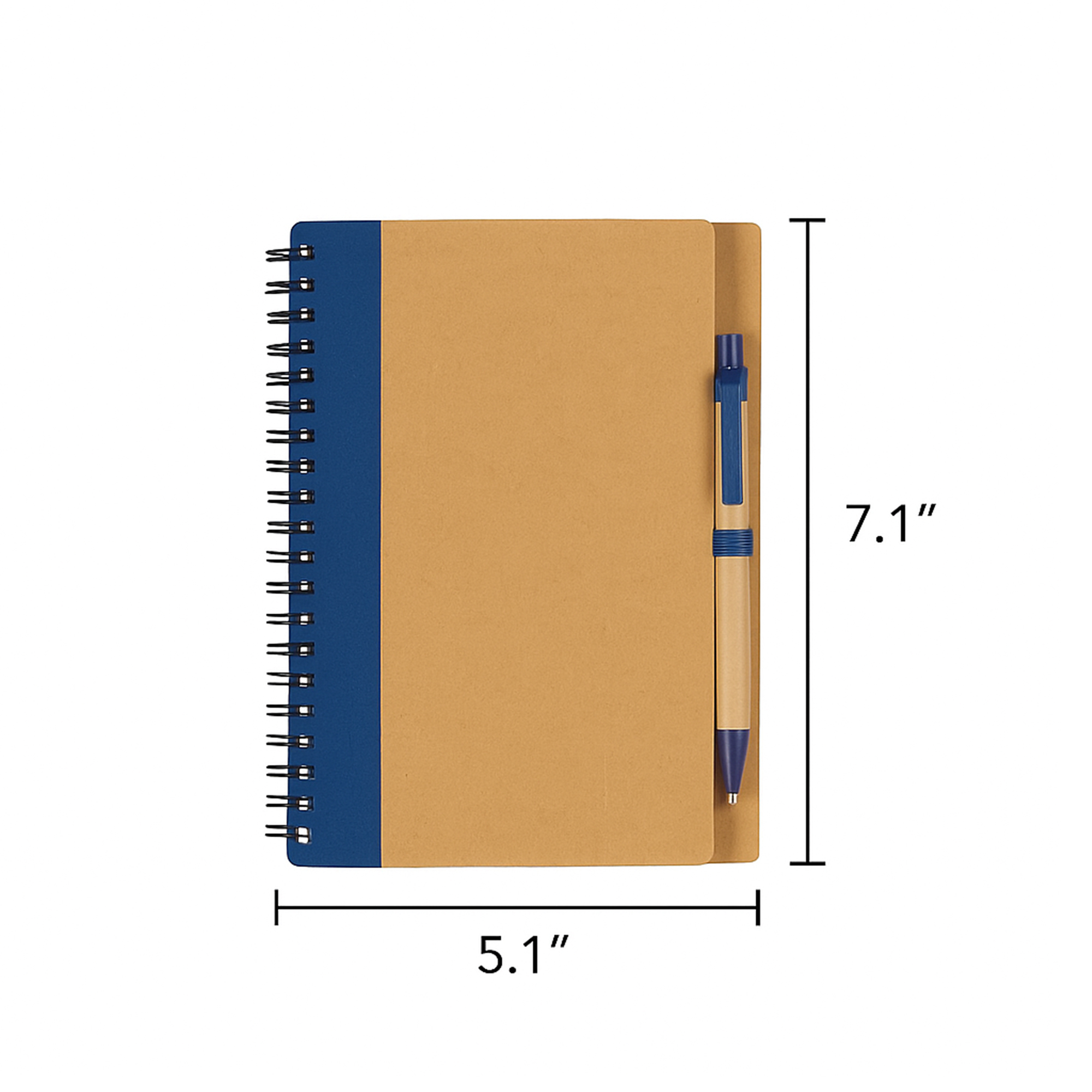 Recycled Spiral Notebook With Pen 4