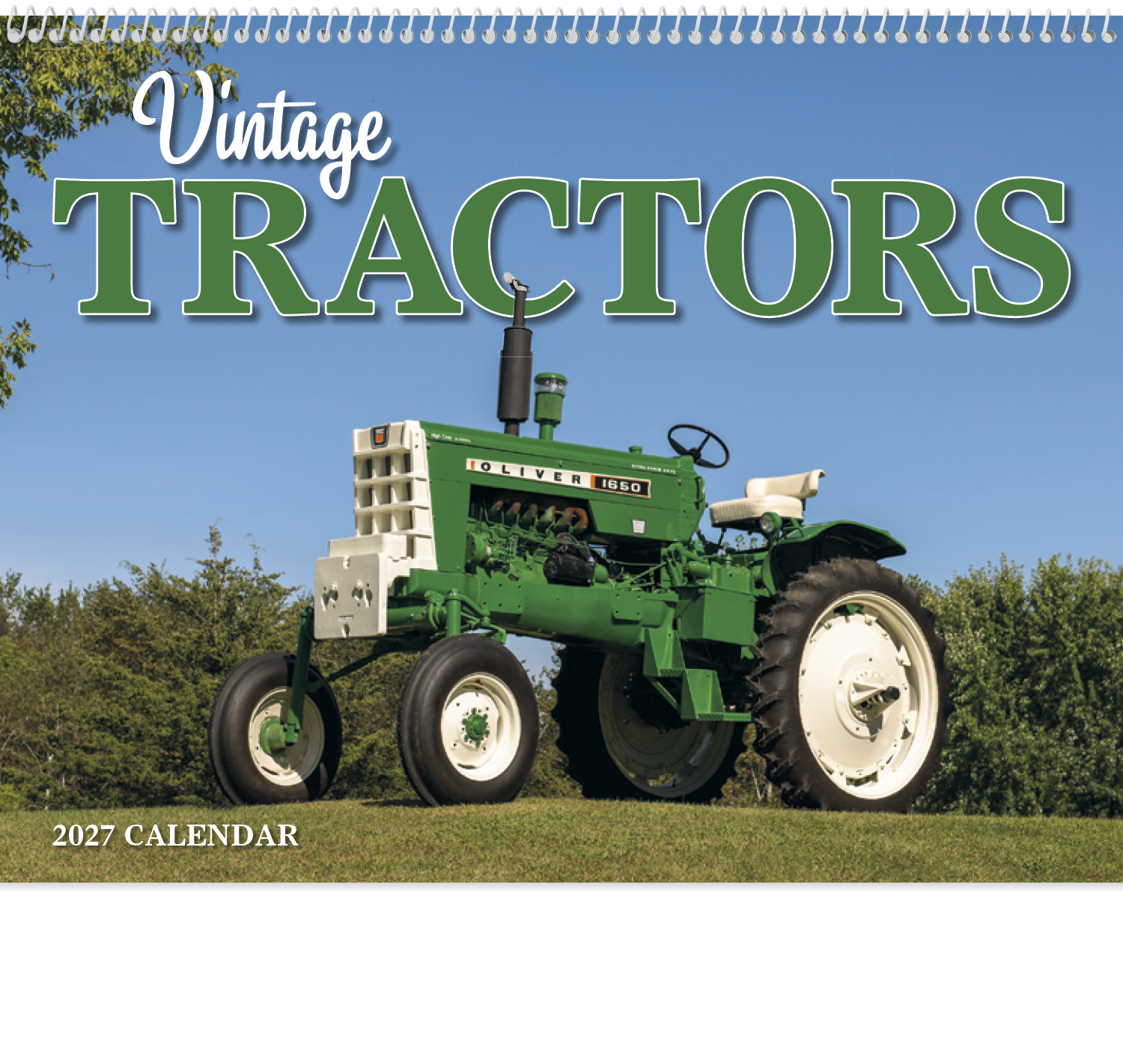 HotLine® Products Vintage Tractors Appointment Calendar - Spiral 66