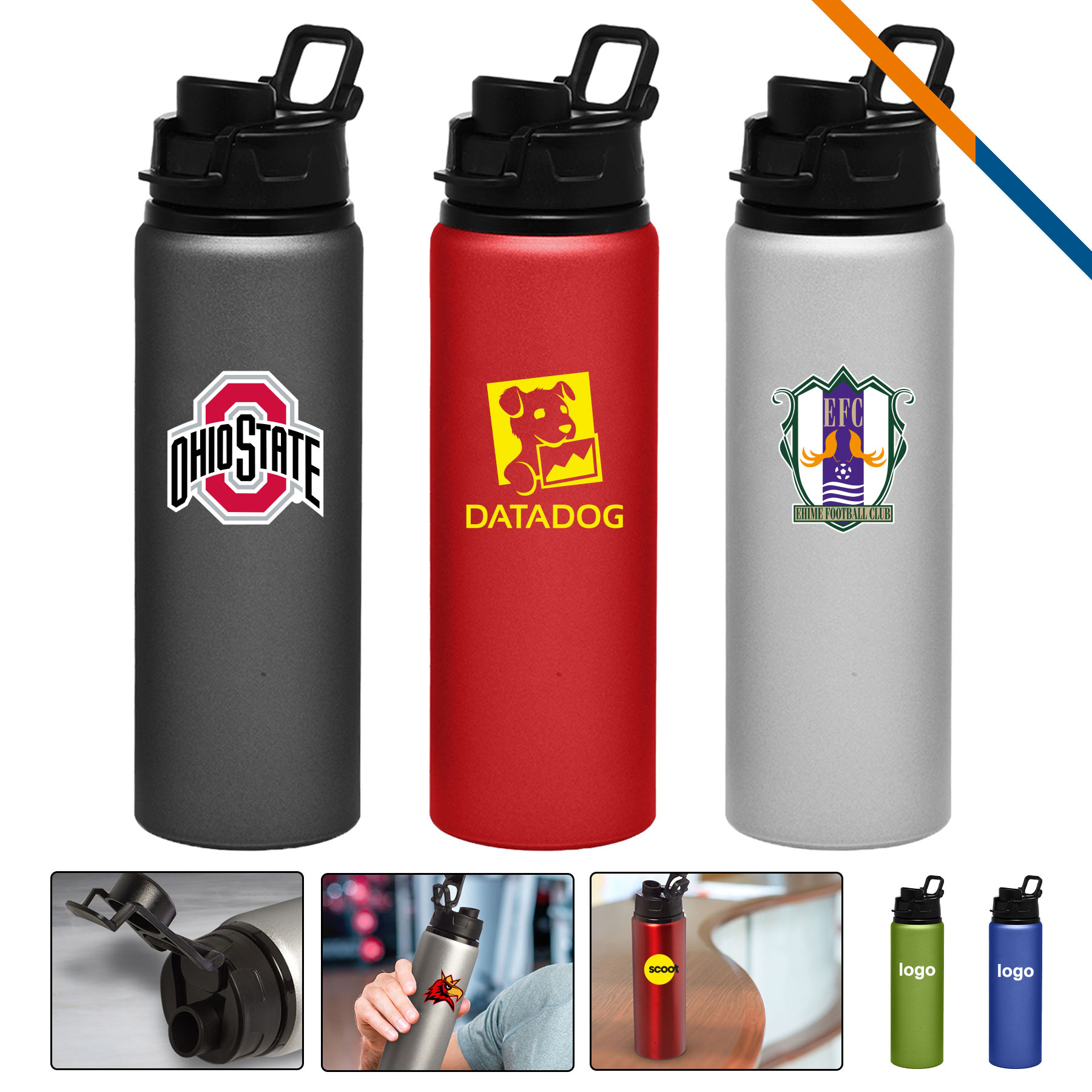 Lanlot Aluminum Water Bottle - 25 OZ. 3
