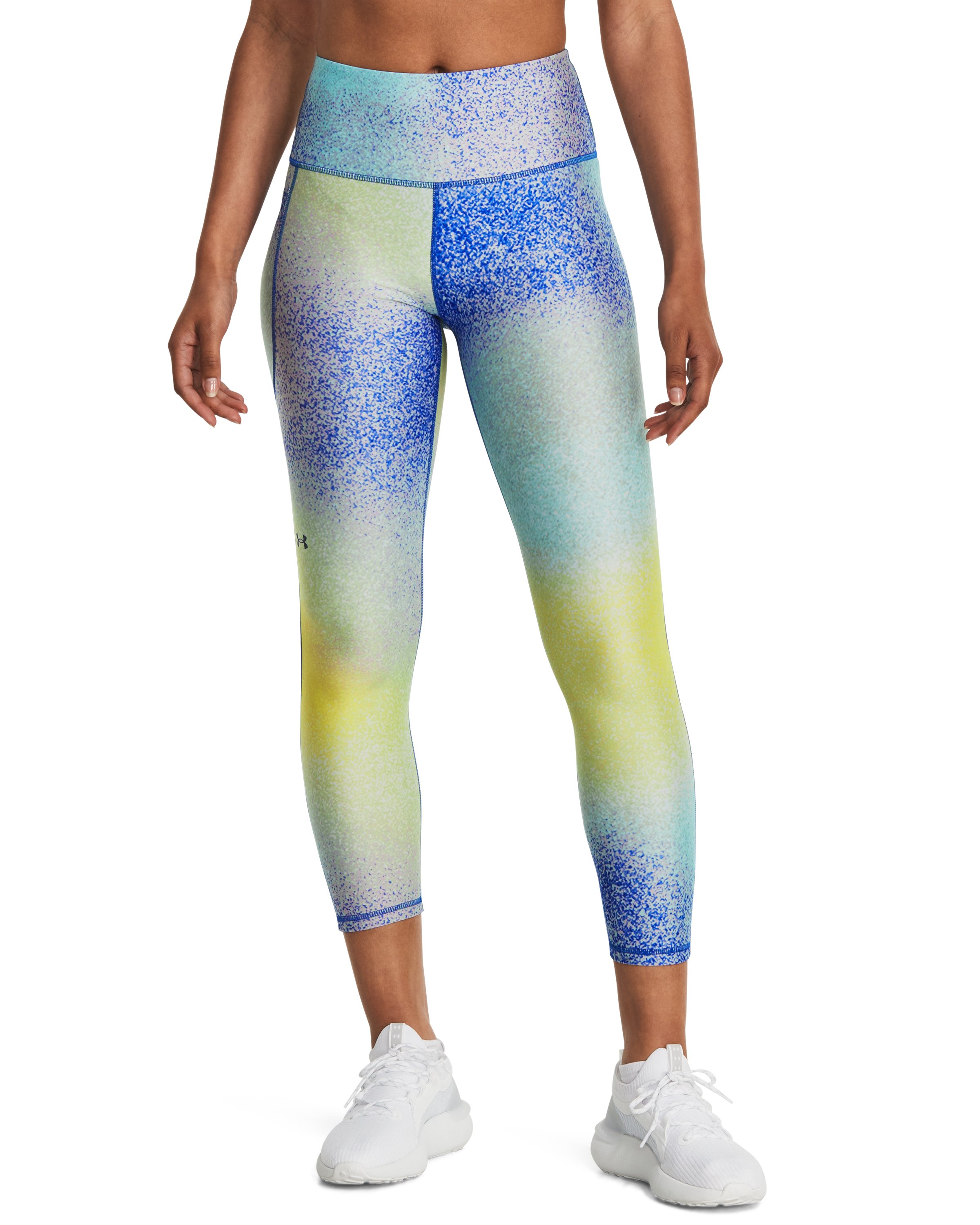 HeatGear No-Slip Waistband Printed Women's Ankle Leggings 11