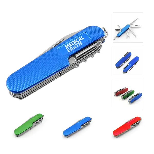 11 Tools Multitool Keychain Pocket Knife