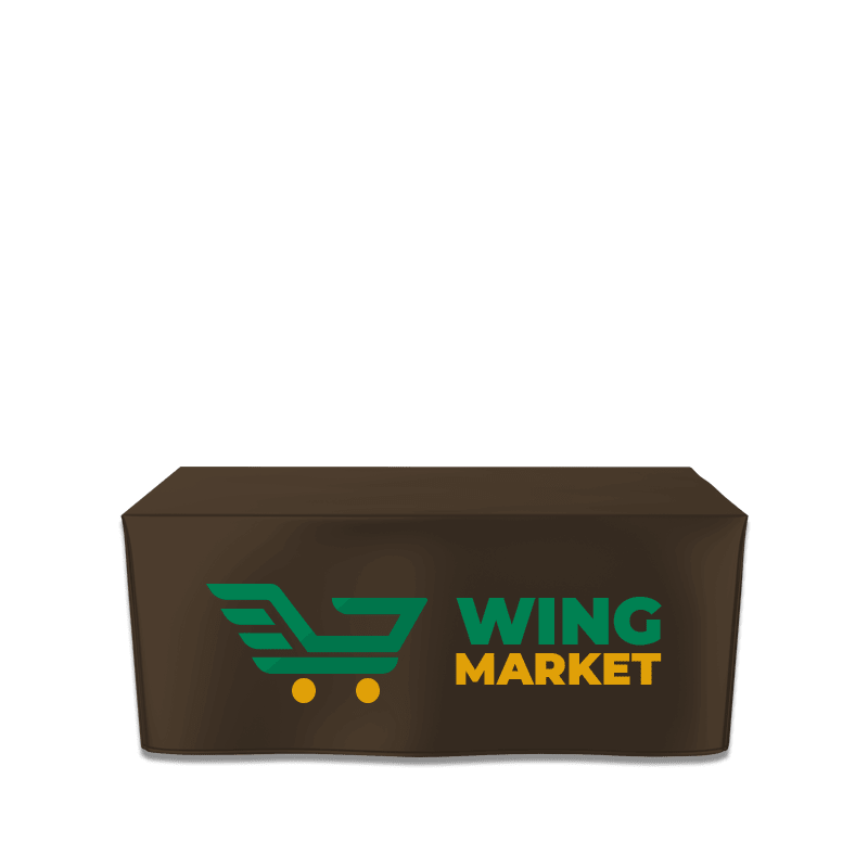 4FT Fitted Trade Show Table Cover - Full Color Imprint 6