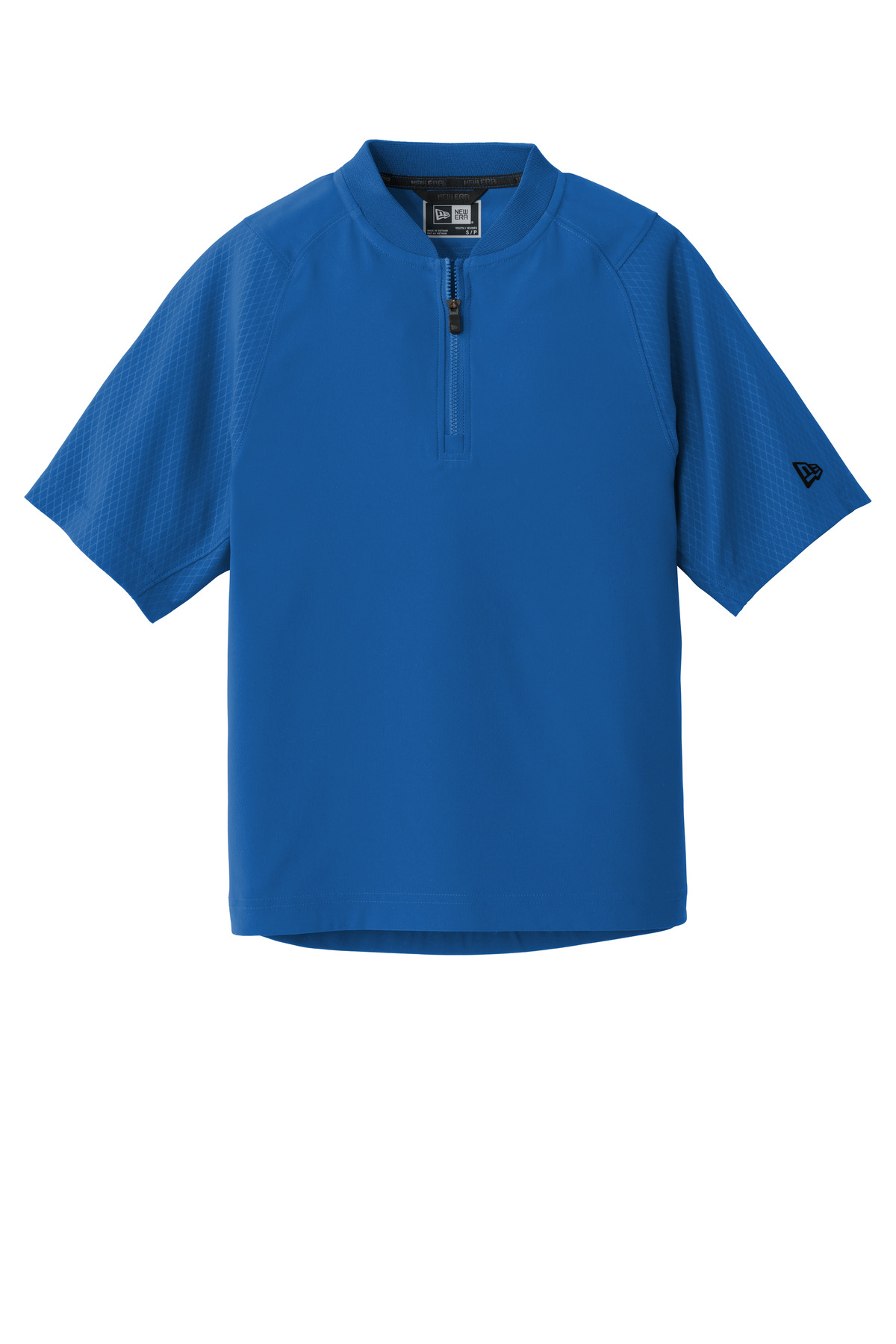 New Era Youth Cage Short Sleeve 1/4-Zip Jacket. YNEA600 4