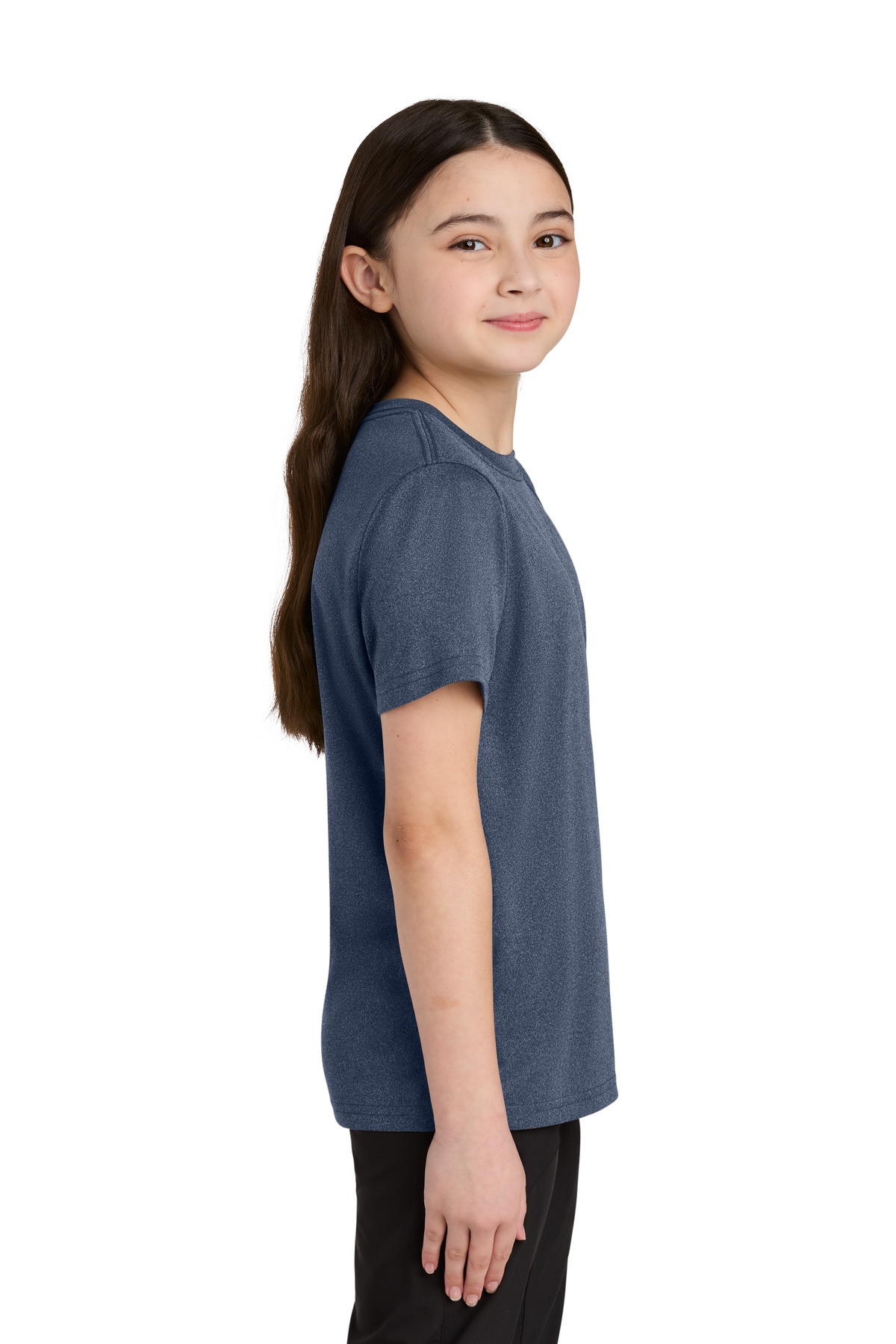 Port & Co Youth Heather Performance Tee PC390Y 21