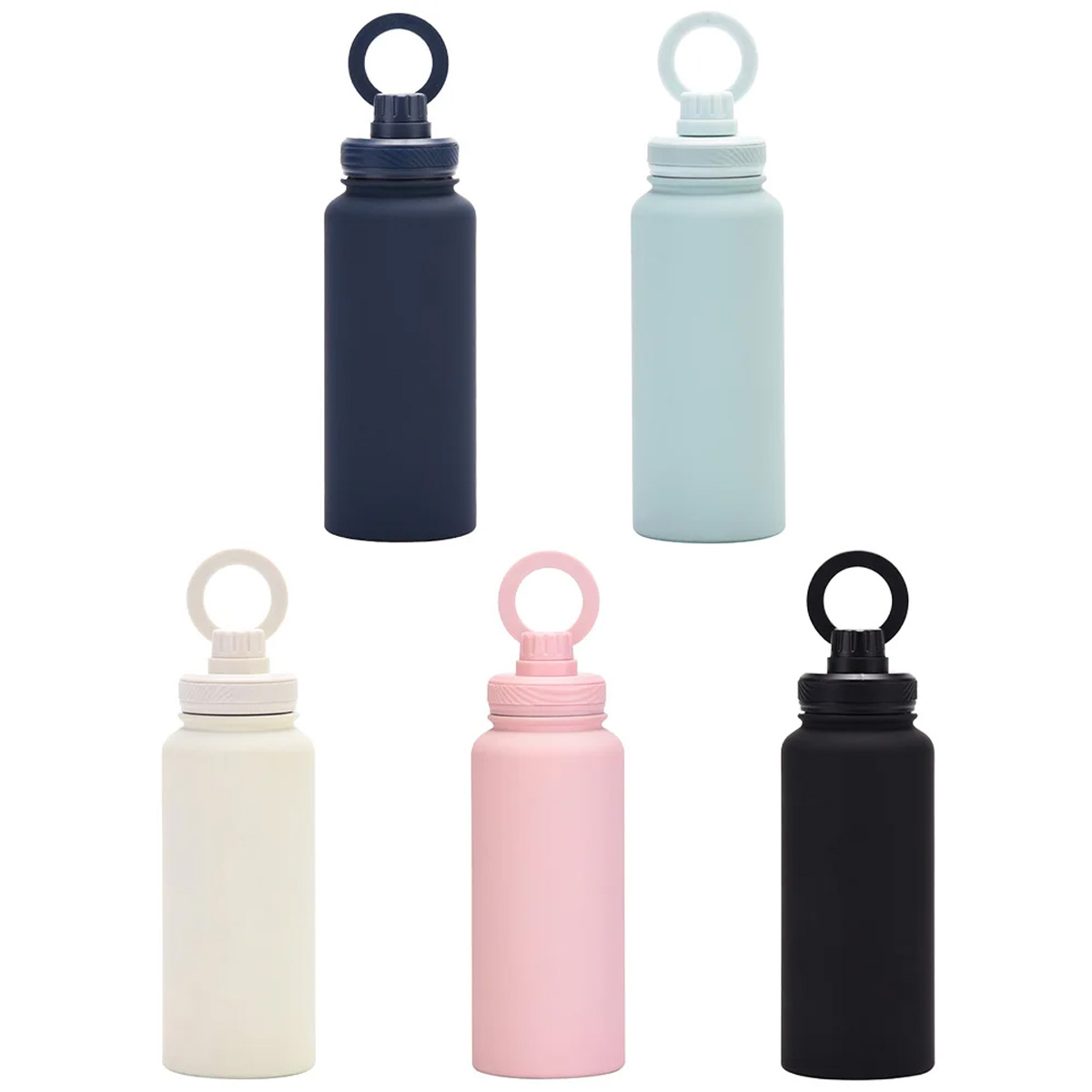 18Oz. Magnetic Lid Water Bottle with Phone Stand Function 7