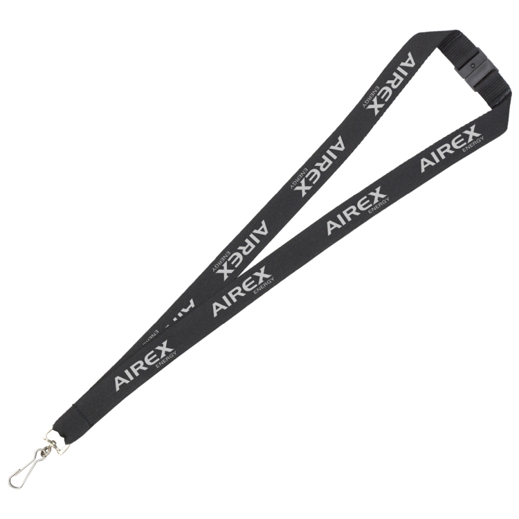 "Palmer" 3/4" Silkscreen Lanyard with FREE Breakaway Safety Release - Lobster Claw 12