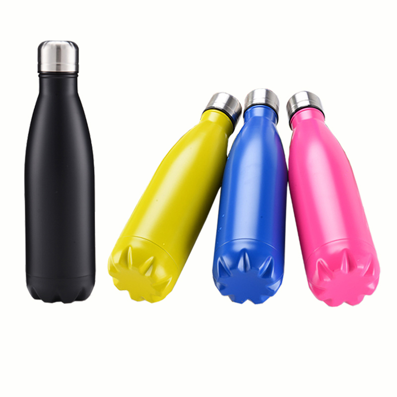 Double Vacuum Stainless Steel Water Bottle, custom water bottle with logo imprint 2