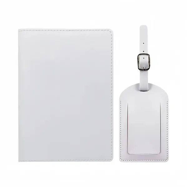 PU Leather Passport Holder and Luggage Tag Set 9