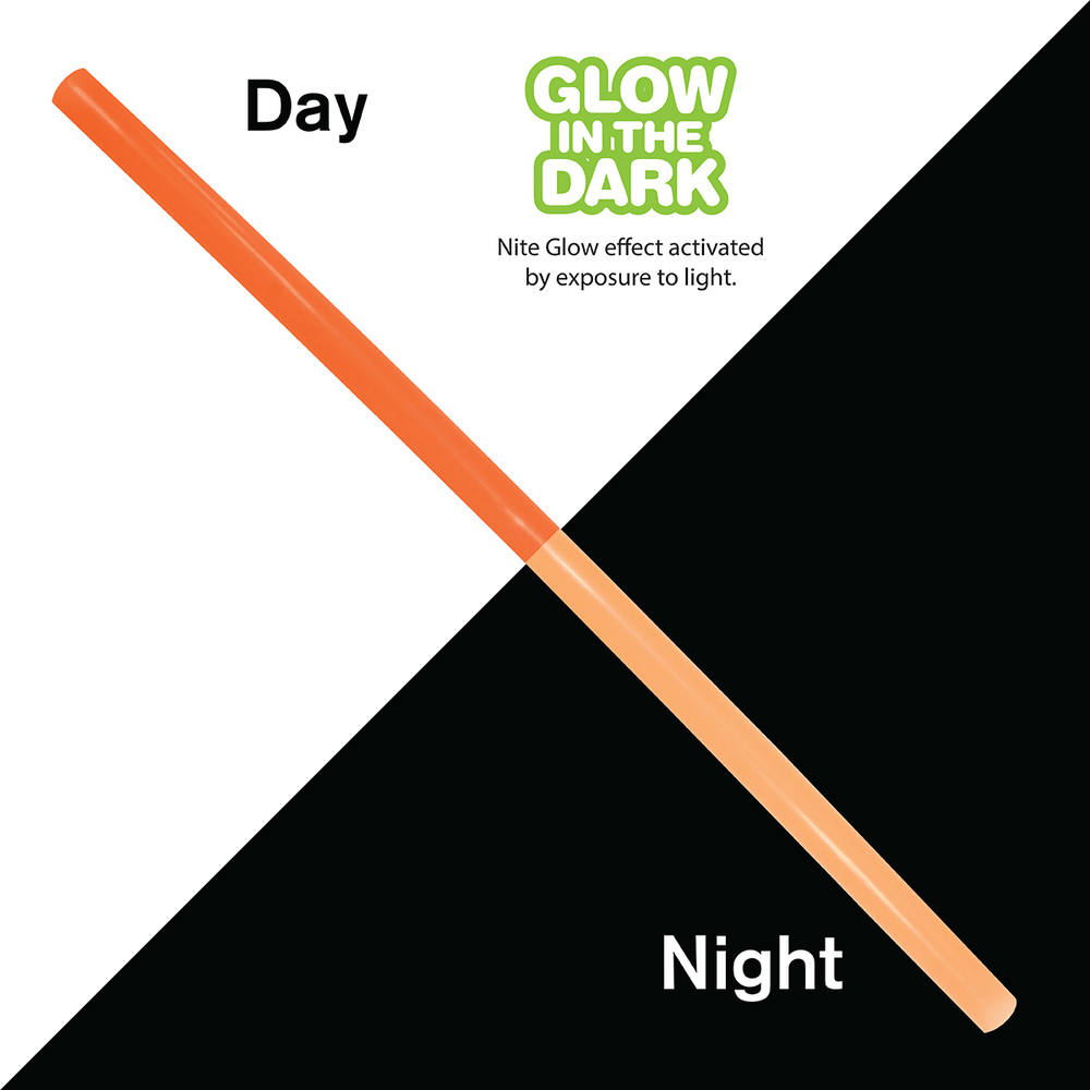 Nite Glow Reusable Straw, Blank 8