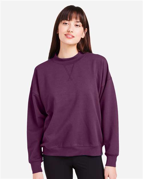 Women's Vintage Oversized Pullover Sweatshirt - PDP6789 7