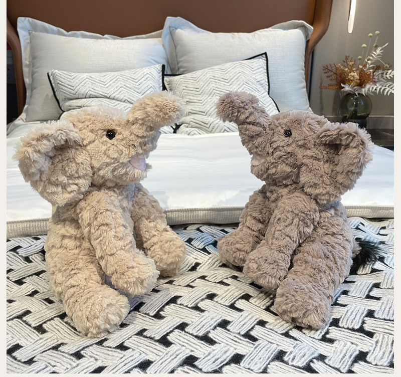 Adorable Plush Calf Elephant Toy Floppy Elephish Ultra Soft Stuffed Animal 9