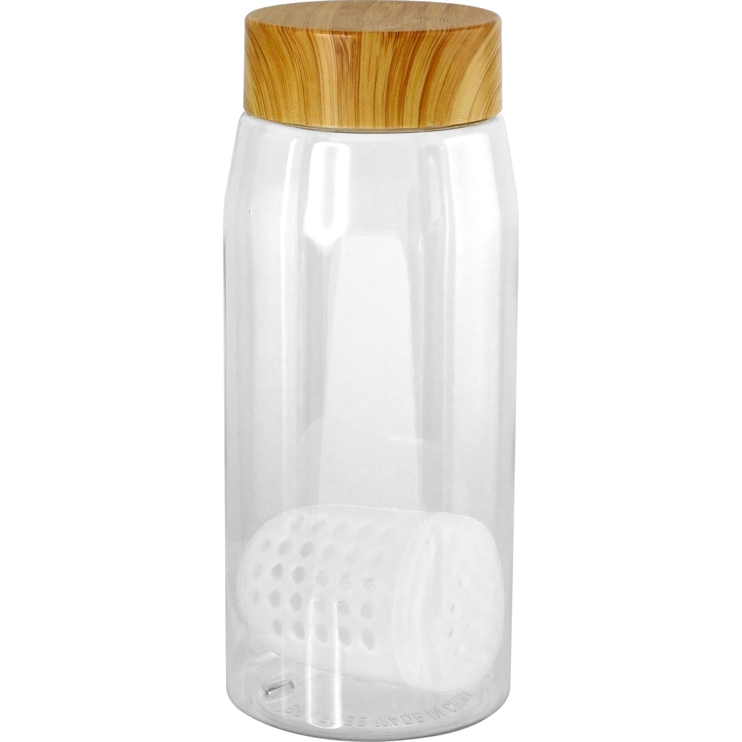Bamboo Pattern 25 oz. Recycled Bottle with Floating Infuser 6