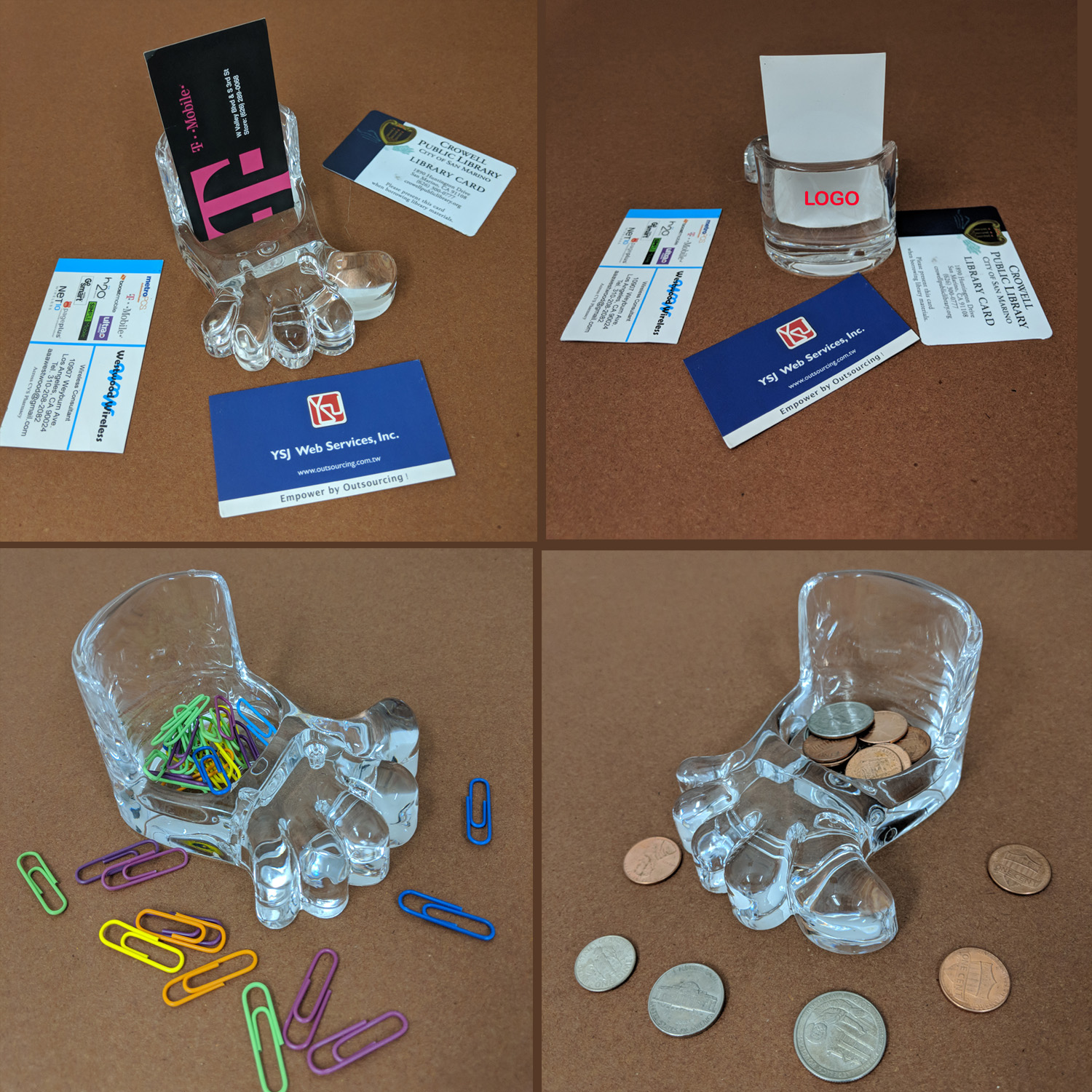 3 in 1 The Big Toe Business Card/ Clip/ Coin Holder 2