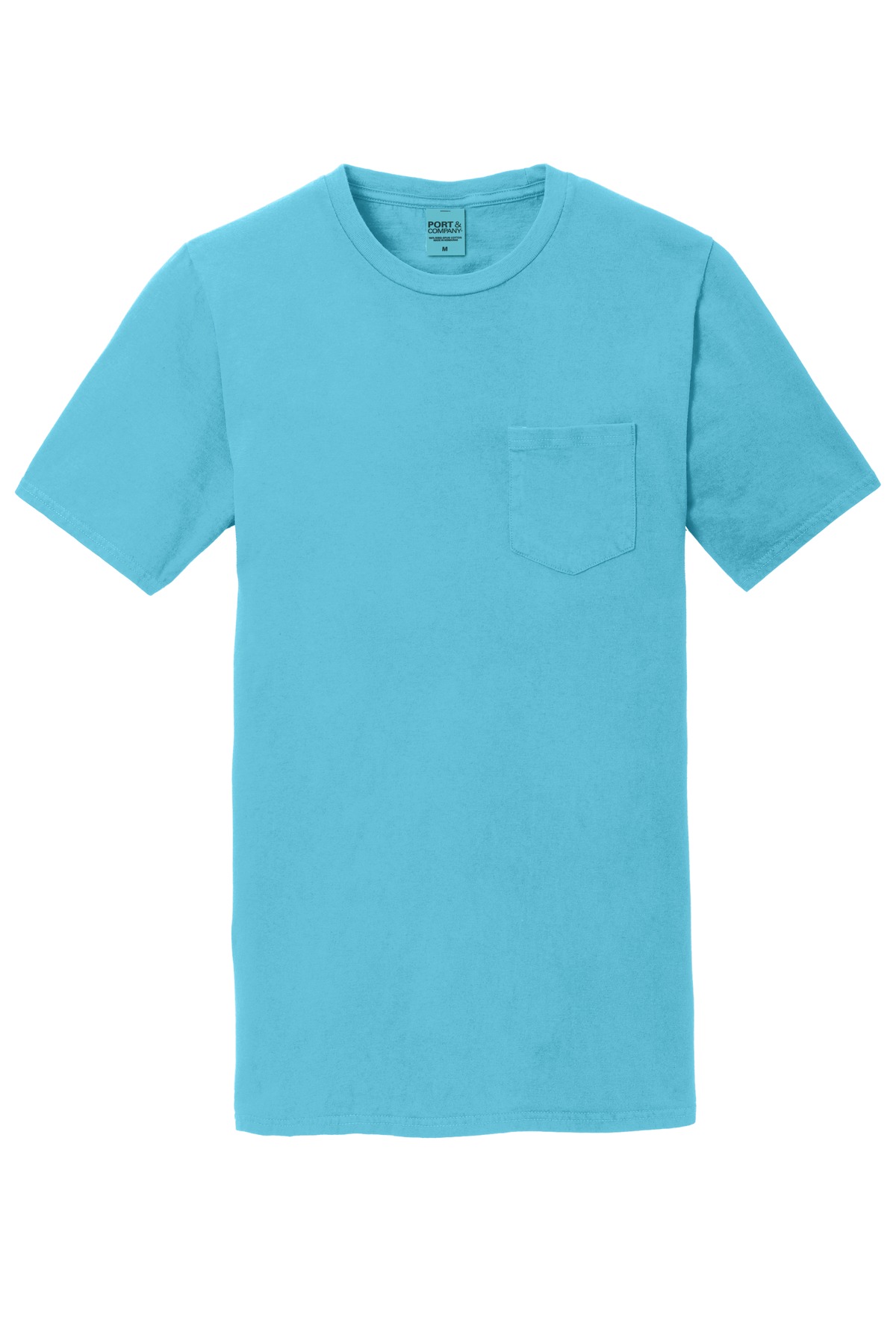 Port & Co Beach Wash Garment-Dyed Pocket Tee. PC099P 1