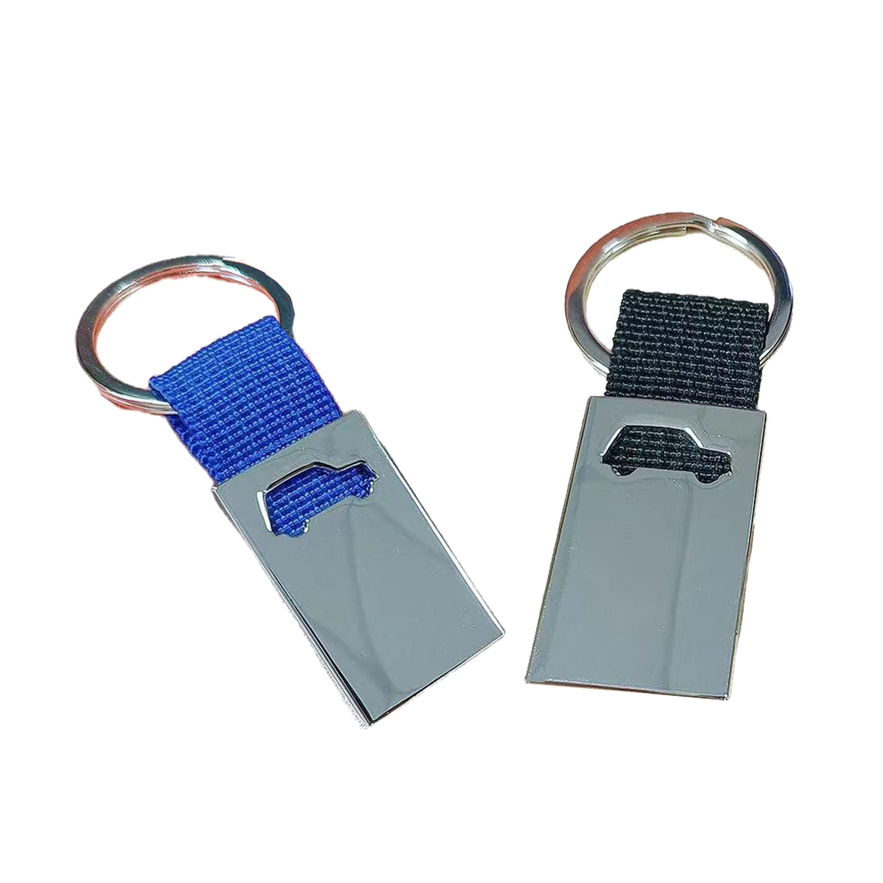 Ribbon Metal Car Keychain 5