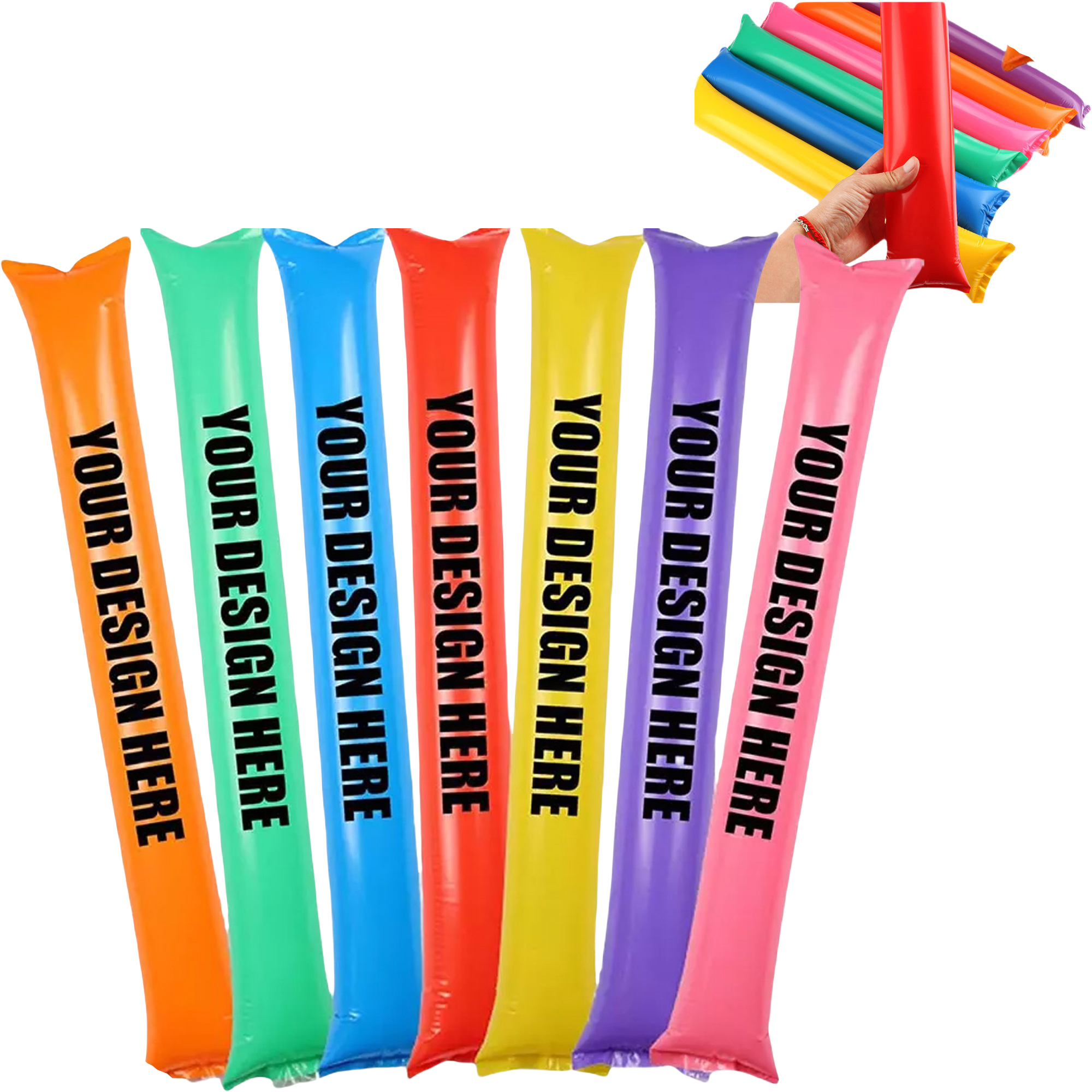 Inflatable Promotional Logo Thunder Sticks 2