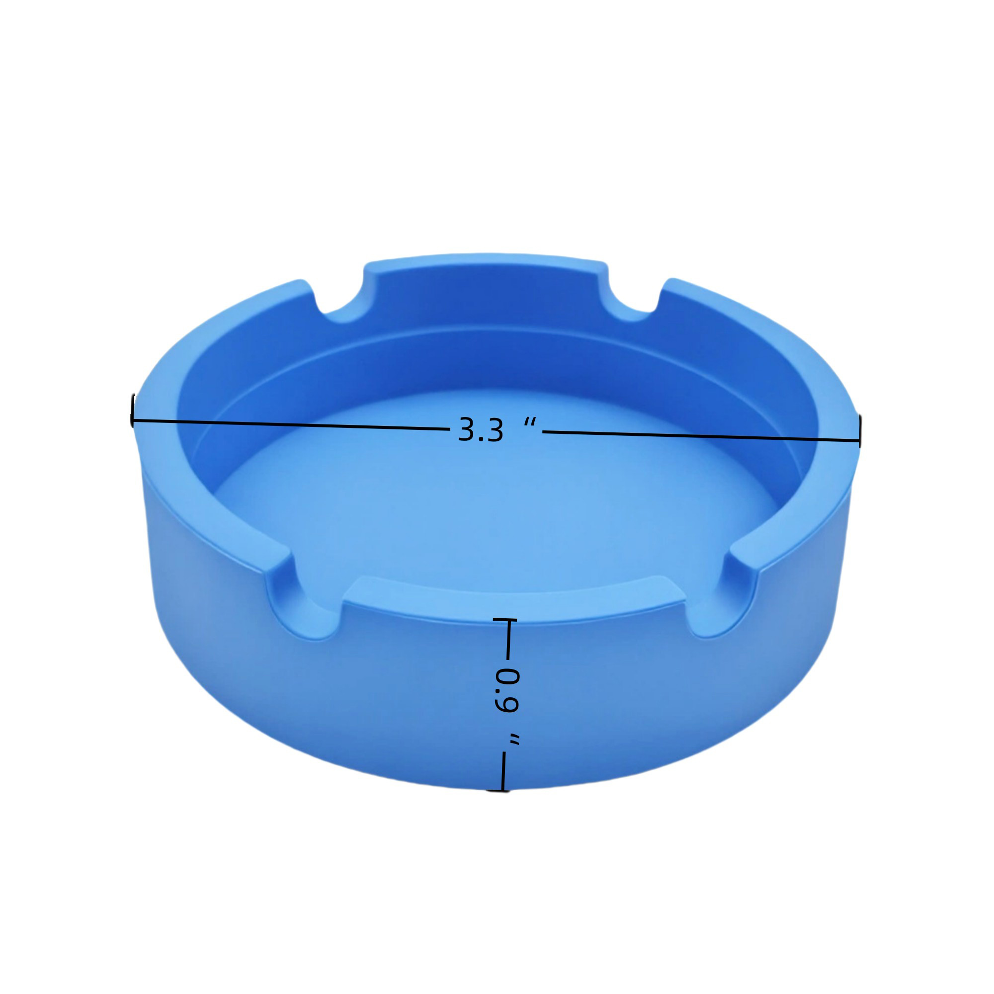 Various Colors Round Silicone Ashtray MOQ 50 2
