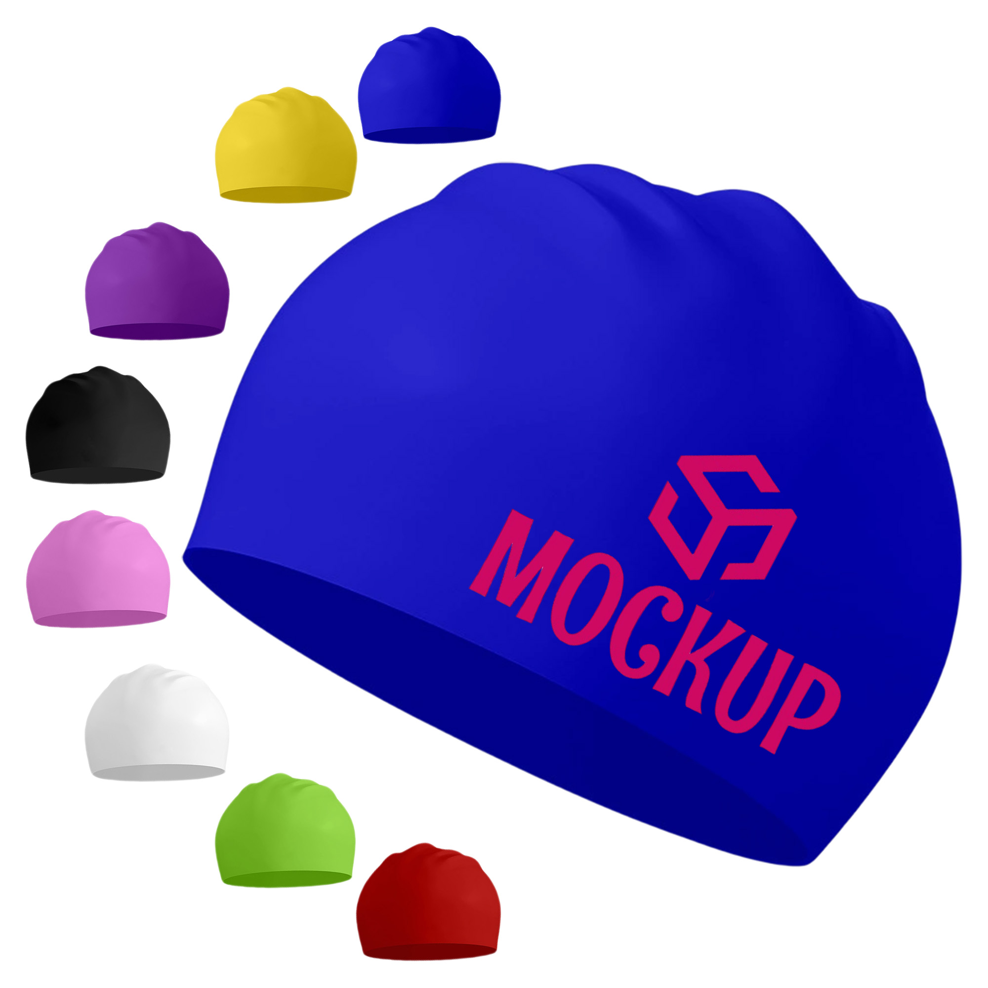 Silicone Protect Hair Swim Cap 2