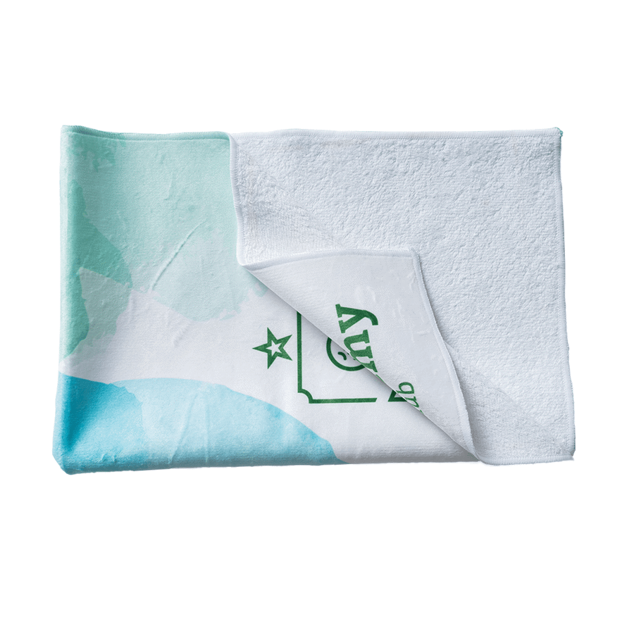 Microfiber Velour Caddy Towel with Cotton Terry Loops - 20" 5