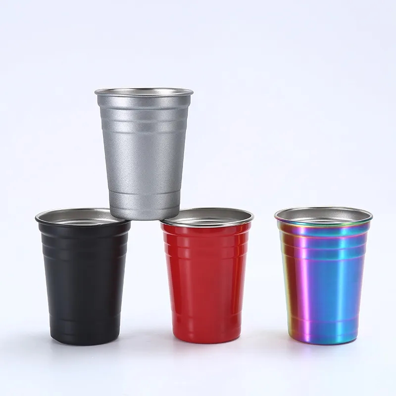 16Oz Stainless Steel Pint Cups 4