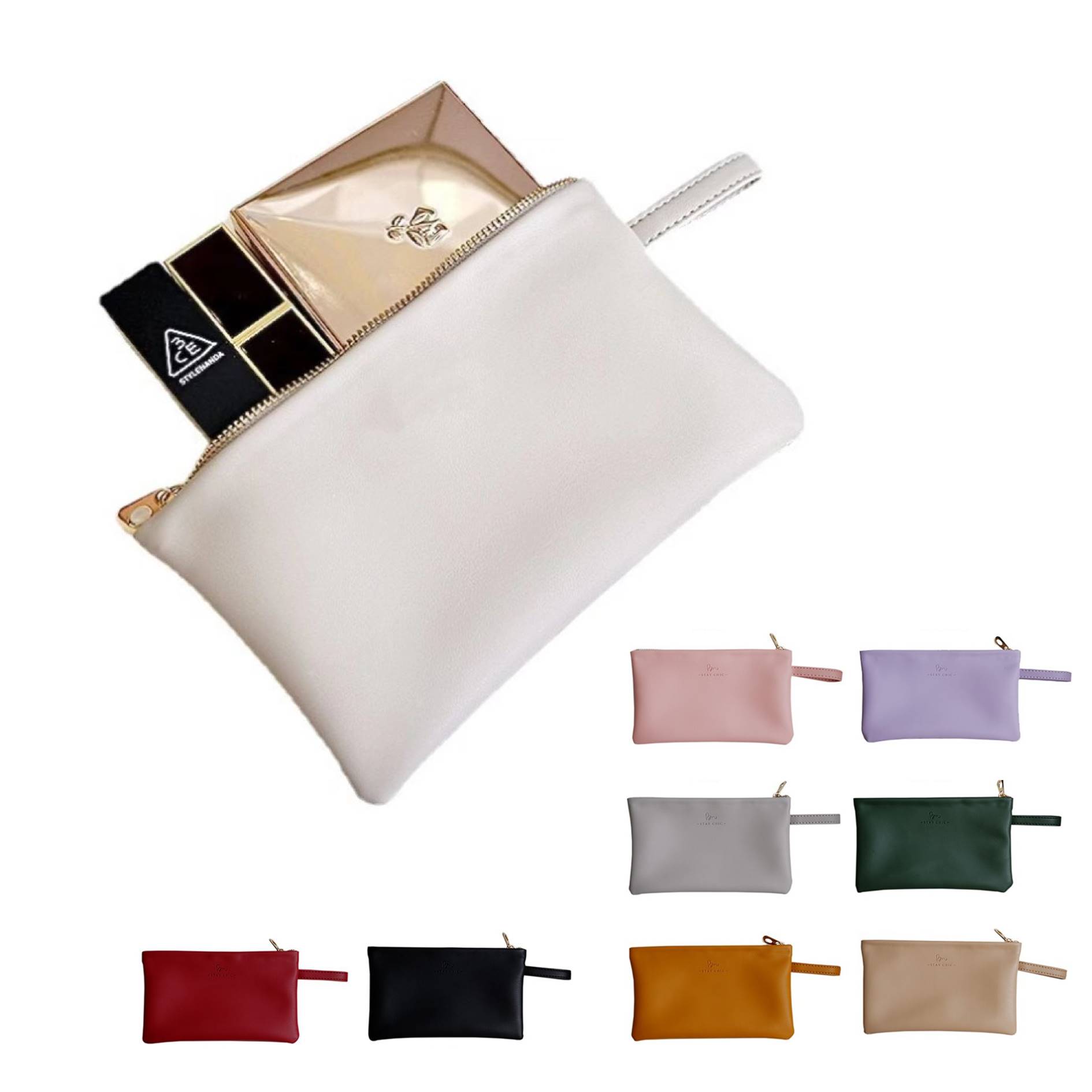 Soft PU Portable Cosmetic Pouch 3