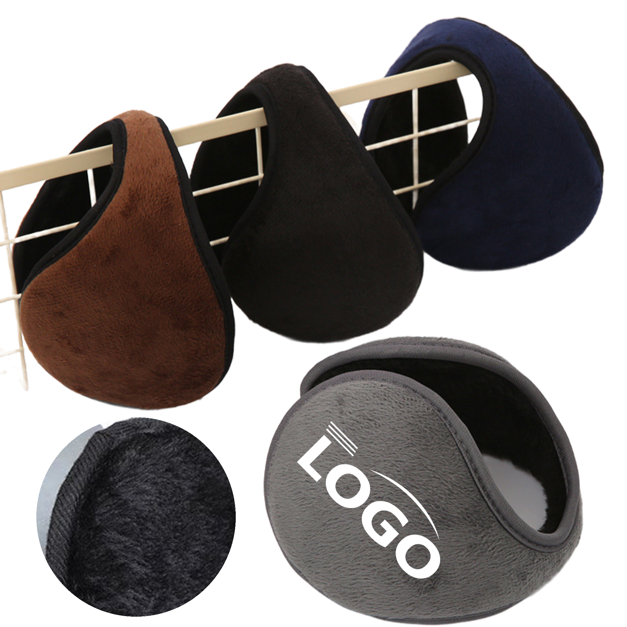 Warm Fleece Earmuffs for Winter Outdoor Activities 2