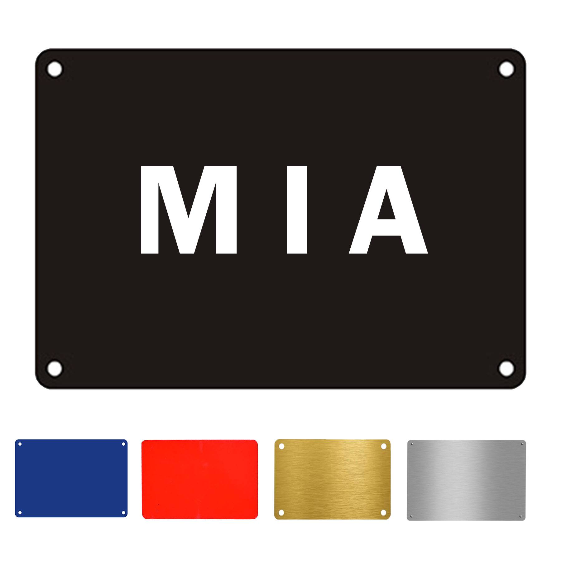 Customizable Aluminum Blank Sign for Office and Business 2