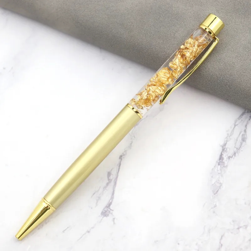 Luxury Flow Oil Crystal Metal Pen 1