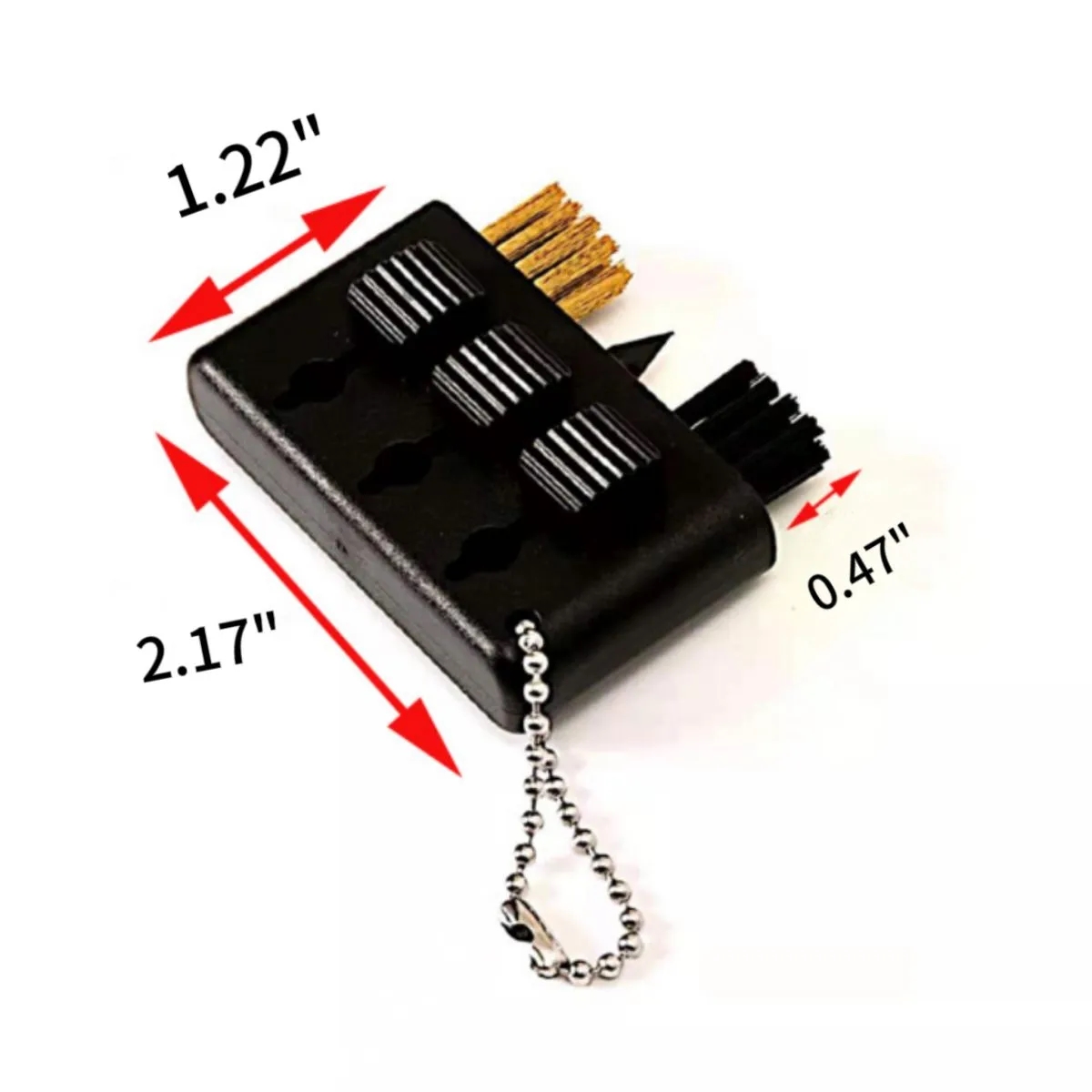 Multi-Purpose 3-in-1 Portable Tool Cleaning Golf Club Brush 2