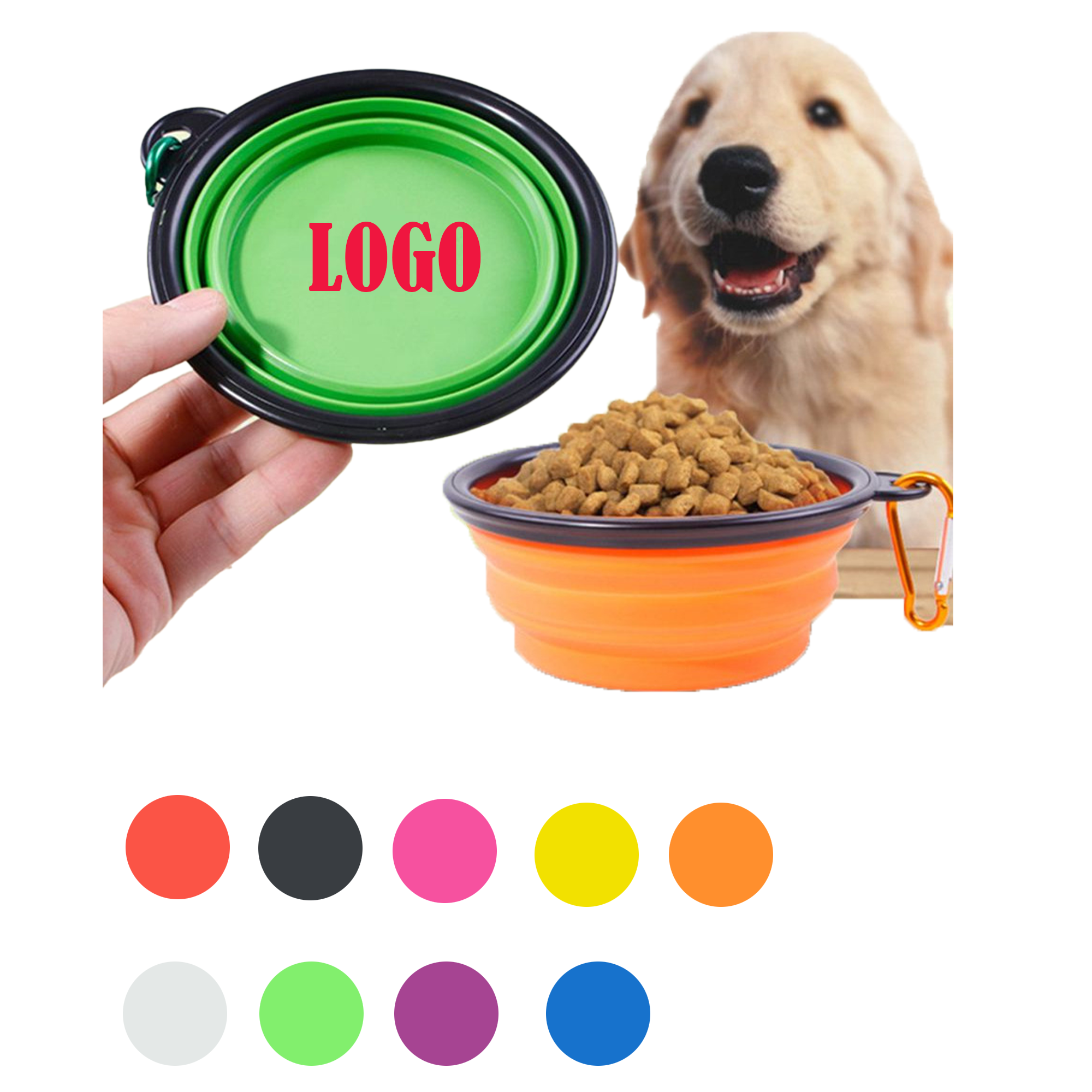 Collapsible Dog Bowl For Hiking MOQ100 1