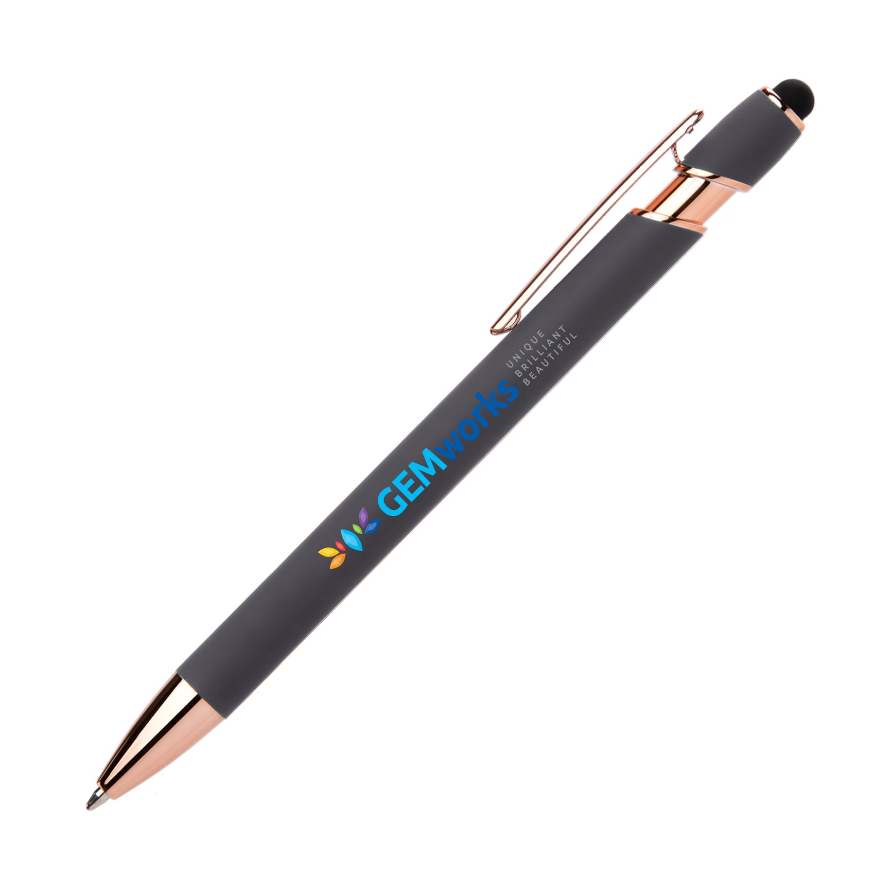 Ellipse Gel Softy Rose Gold w/Stylus 23