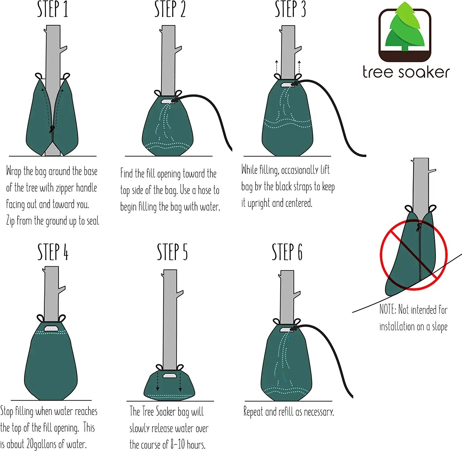 20 gallon tree planting watering bag 4