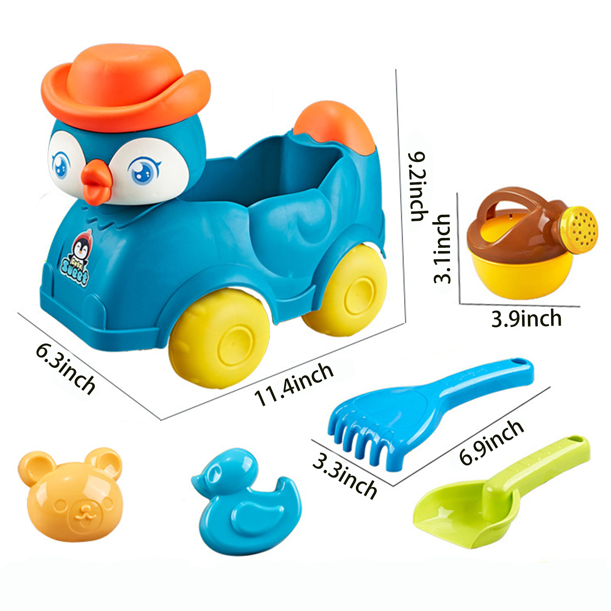 6 Sets Of Children's Beach Toys 50MOQ 6