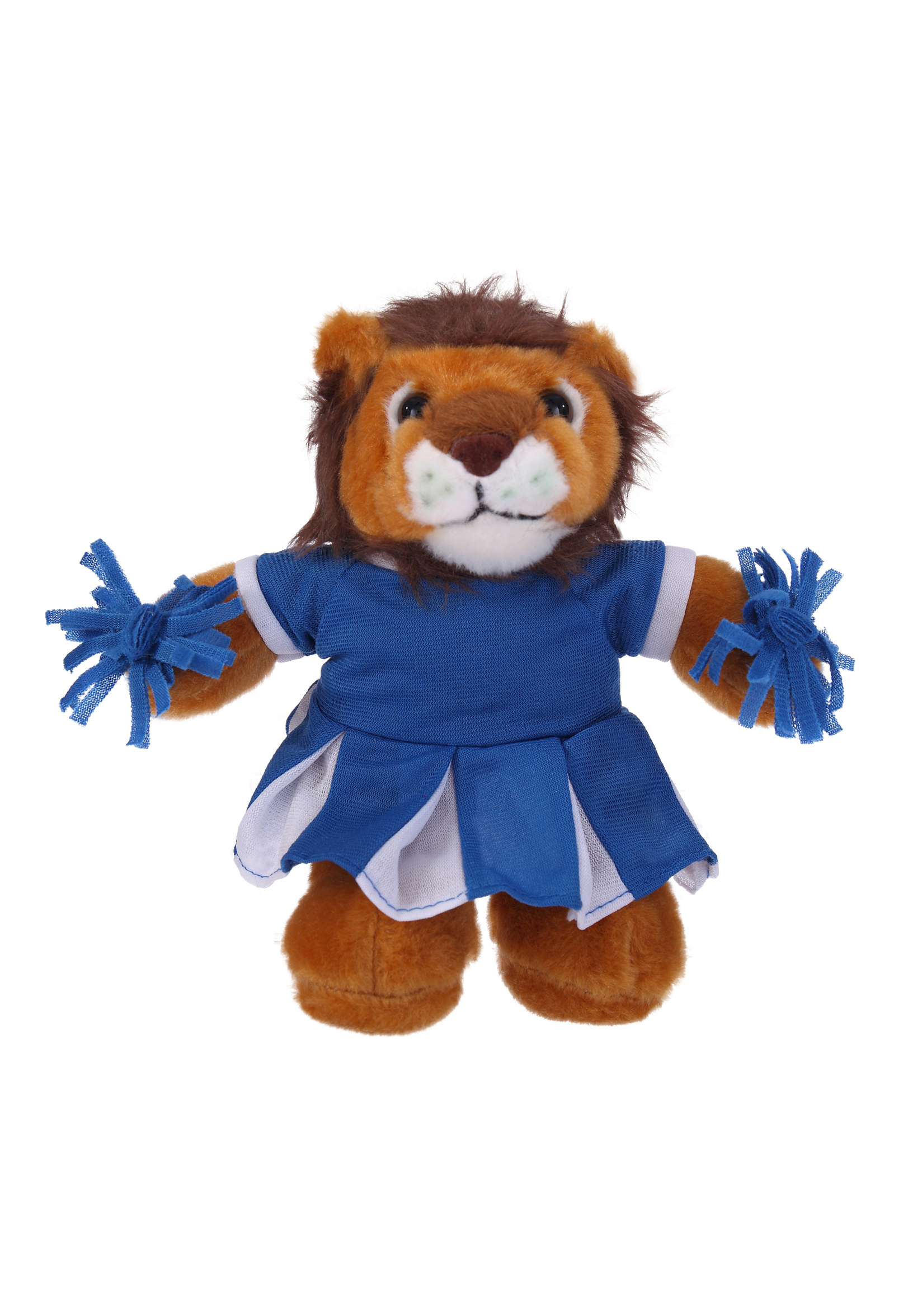 Soft Plush Stuffed Lion with Cheerleader Outfit 2