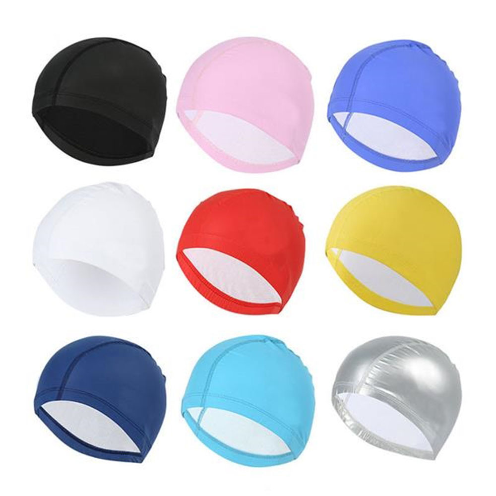 PU Waterproof Swim Cap 2