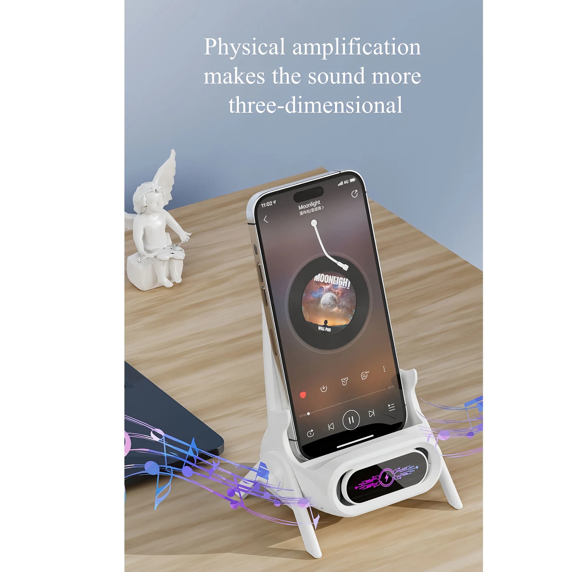 Adjustable Magnetic Wireless Charger Stand For Phone 2