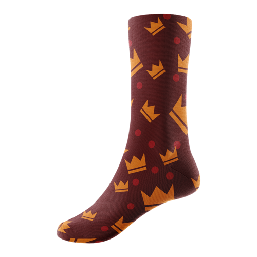 Jacquard Weave Cotton-Blend Calf Socks 2