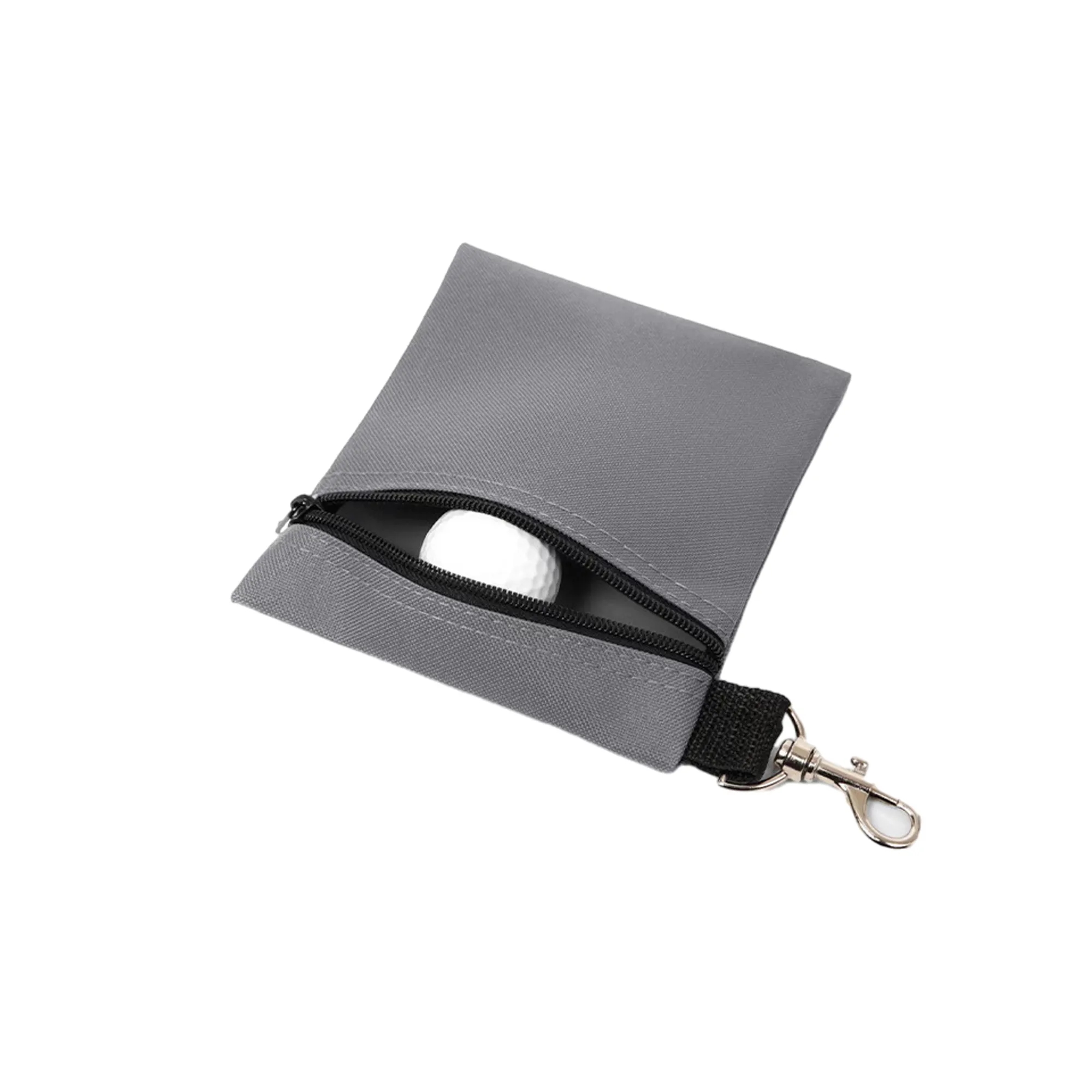 Portable Professional Zipper Golf Ball Pouch Bag 4